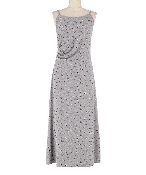 coca(coca)(コカ)の「【WEB限定セール】カップ付き花柄キャミワンピース(ワンピース・レディース・ブラック/グレー・L/M)」の15枚目の写真