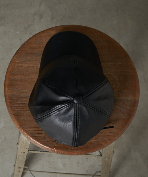 RAY CASSIN（レイカズン）の「レザーキャップ（キャップ・レディース・アイボリー/ブラック・FREE）」の10枚目の写真