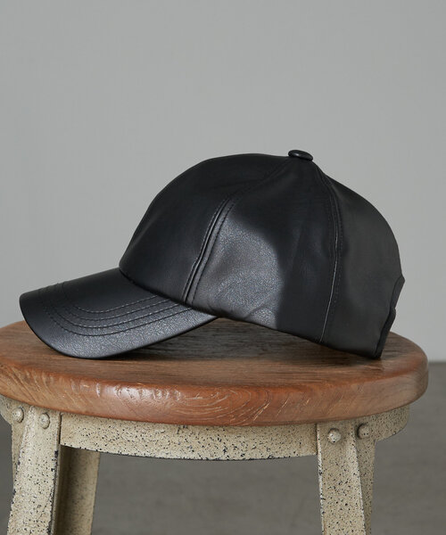 RAY CASSIN（レイカズン）の「レザーキャップ（キャップ・レディース・アイボリー/ブラック・FREE）」の13枚目の写真