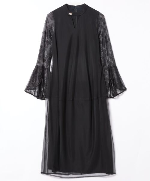 セール】Oval silhoette bell sleeve dress（ドレス）｜LE'RURE