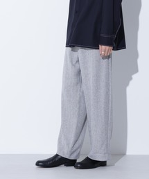 LUCAS-001/へリンボンワイドパンツ