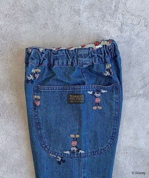 Disney(ディズニー)の「【Disney】ミッキーマウス/ビッグポケットデニムパンツ(デニムパンツ・キッズ・ネイビー/ライトブルー・80/90/95/100/110/120/130/140/150)」の4枚目の写真