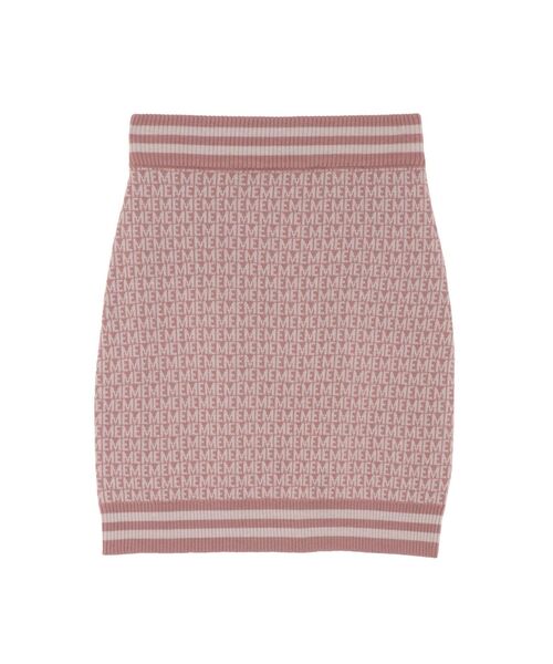 EATME（イートミー）の「EMロゴニットタイトスカート（セットアップ可能）（スカート・レディース・ベージュ/ブラック/ピンク・FREE）」の16枚目の写真