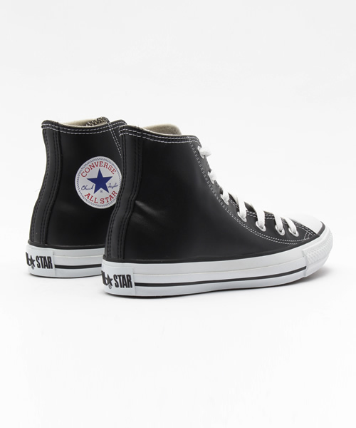 converse コンバース LEATHER ALL STAR HI レザー オールスター ハイ BLACK