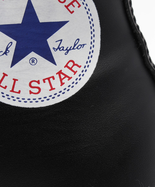CONVERSE(コンバース)の「converse コンバース LEATHER ALL STAR HI レザー オールスター ハイ BLACK(スニーカー・メンズ・ブラック・7h/8/5h/9/5/4h/6h/3/11h/7/4/8h/9h/3h/10h/6)」の9枚目の写真