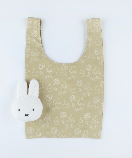 Dick Bruna（ディックブルーナ）の「フェイスチャームトート/Dick Bruna（トートバッグ・レディース・アイボリー/ブラウン/ピンク/イエロー・FREE）」の5枚目の写真