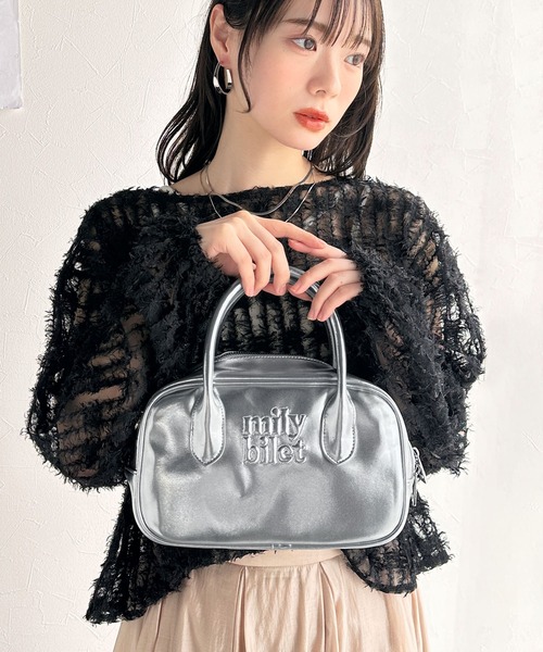 セール】【mily bilet】ヘビロテしたい主役級バッグ。エナメルライク