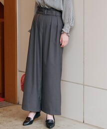 grove | くるみバックルワイドパンツ(その他パンツ)