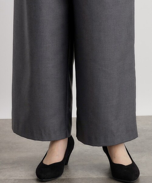 grove（グローブ）の「◆くるみバックルワイドパンツ（その他パンツ・レディース・ダークグレー/ブラック・01/02/03/04/05）」の18枚目の写真
