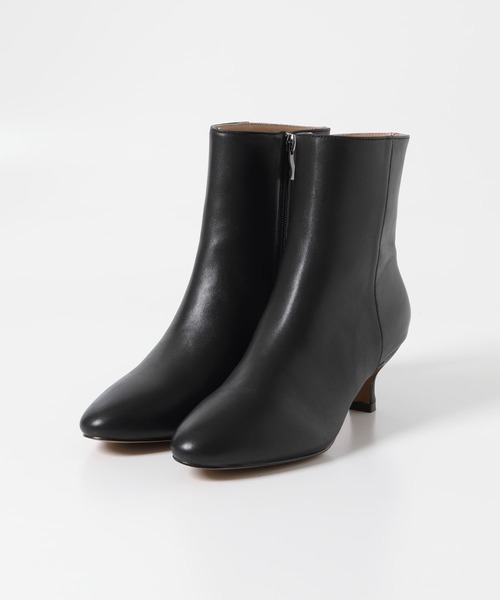 URBAN RESEARCH ROSSO WOMEN（アーバンリサーチ　ロッソ）の「REMME　アンクルヒールブーツ（ブーツ・レディース・ライトベージュ/ブラック・36/37/38）」の2枚目の写真