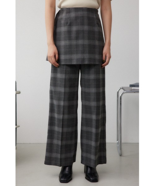 AZUL by moussy(アズールバイマウジー)の「ビスチェセットパンツ(スラックス・レディース・ブラック/グレー/ブラック系その他・SMALL/MEDIUM)」の8枚目の写真