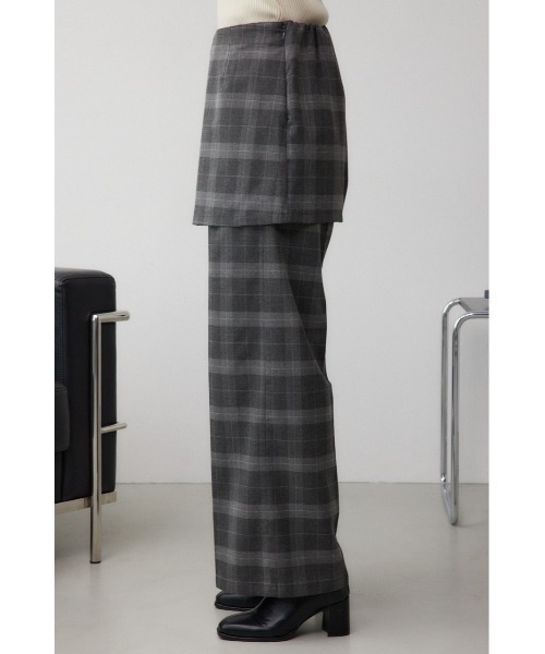 AZUL by moussy(アズールバイマウジー)の「ビスチェセットパンツ(スラックス・レディース・ブラック/グレー/ブラック系その他・SMALL/MEDIUM)」の9枚目の写真
