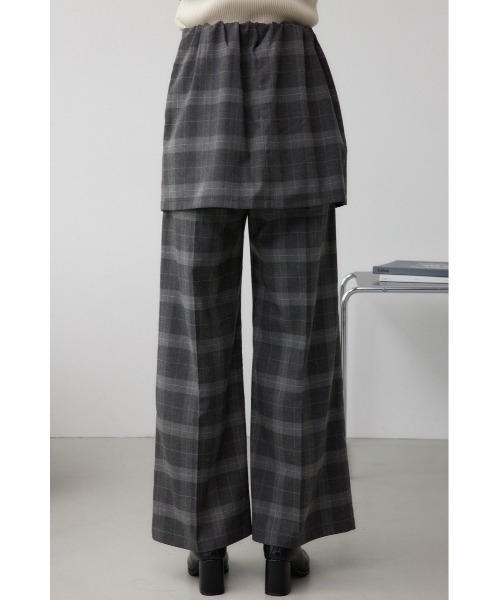 AZUL by moussy(アズールバイマウジー)の「ビスチェセットパンツ(スラックス・レディース・ブラック/グレー/ブラック系その他・SMALL/MEDIUM)」の10枚目の写真