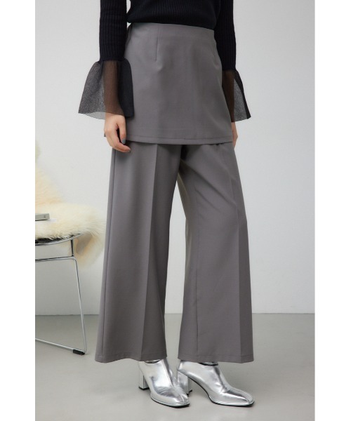 AZUL by moussy(アズールバイマウジー)の「ビスチェセットパンツ(スラックス・レディース・ブラック/グレー/ブラック系その他・SMALL/MEDIUM)」の21枚目の写真