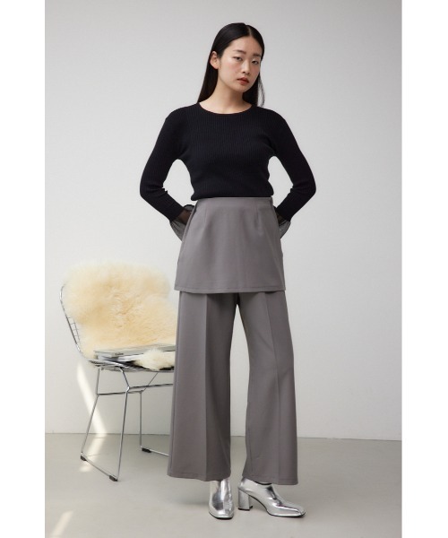 AZUL by moussy(アズールバイマウジー)の「ビスチェセットパンツ(スラックス・レディース・ブラック/グレー/ブラック系その他・SMALL/MEDIUM)」の22枚目の写真