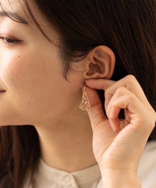 クアラントット ブドウモチーフ ピアス(片耳用)右耳用 ピアス ぶどうの