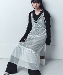 CODE A | CODE A｜tulle lace cami dress(ワンピース)