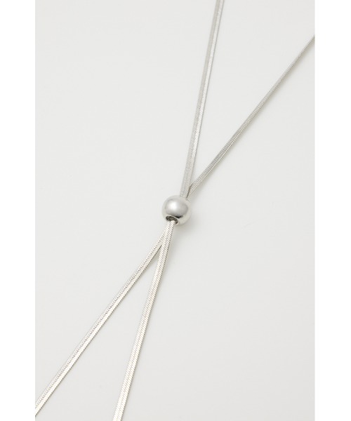 SLY（スライ）の「SNAKE CHAIN N/C スネーク チェーン ネックレス（ネックレス・レディース・シルバー/ゴールド・FREE）」の4枚目の写真