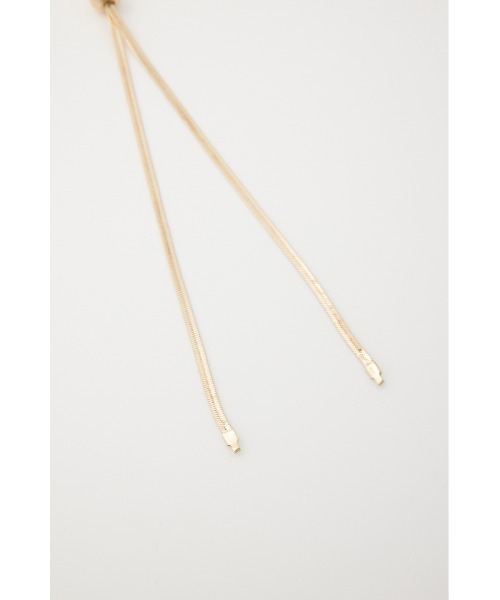 SLY（スライ）の「SNAKE CHAIN N/C スネーク チェーン ネックレス（ネックレス・レディース・シルバー/ゴールド・FREE）」の9枚目の写真