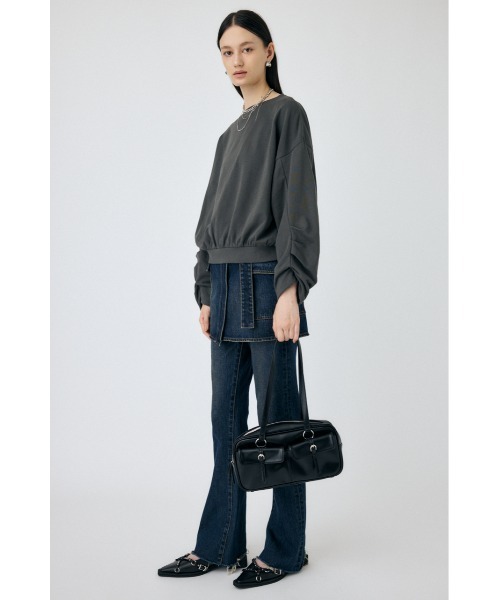 MOUSSY(マウジー)の「OFF SHOULDER スウェット(スウェット・レディース・ホワイト/ライトブラック/ライトピンク・FREE)」の6枚目の写真