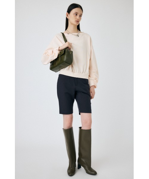 MOUSSY(マウジー)の「OFF SHOULDER スウェット(スウェット・レディース・ホワイト/ライトブラック/ライトピンク・FREE)」の12枚目の写真