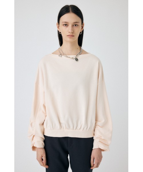 MOUSSY(マウジー)の「OFF SHOULDER スウェット(スウェット・レディース・ホワイト/ライトブラック/ライトピンク・FREE)」の16枚目の写真