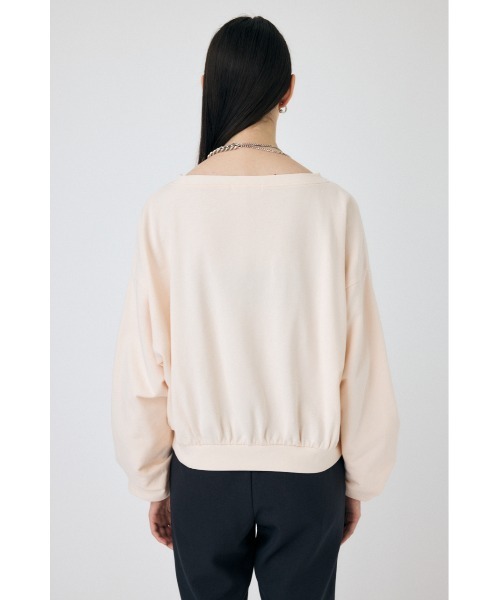 MOUSSY(マウジー)の「OFF SHOULDER スウェット(スウェット・レディース・ホワイト/ライトブラック/ライトピンク・FREE)」の18枚目の写真