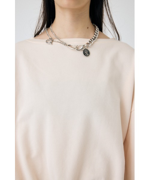 MOUSSY(マウジー)の「OFF SHOULDER スウェット(スウェット・レディース・ホワイト/ライトブラック/ライトピンク・FREE)」の19枚目の写真