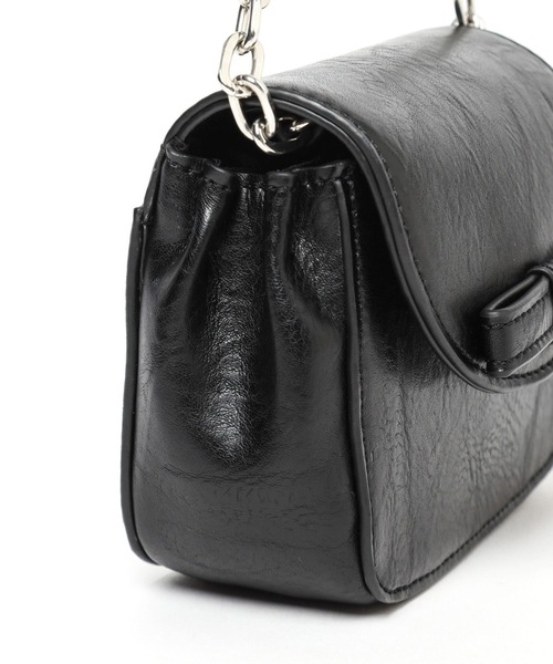 Heather(ヘザー)の「リボンミニショルダーBAG 203237(ショルダーバッグ・レディース・ブラック/シルバー/レッド・ONE SIZE)」の8枚目の写真