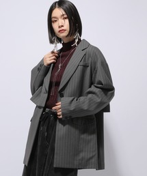 【WEB/一部店舗限定】2Pショートジャケット*ジレ(HARE)