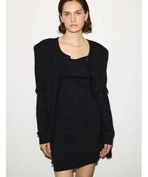 THROW by SLY | THROW RIB HG 4PK MIDI C/D リブ ハイゲージ フォーポケット ミディ カーディガン(カーディガン/ボレロ)