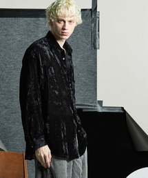 メゾンスペシャル　コットンタイプライターレギュラーフィットシャツ　ブラック　0 UNISEX》120/2 Suvin Cotton Typewriter Regular-Fit Shirt