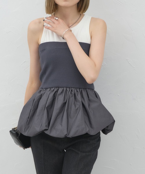 Pannaアニュアンスバルーントップス Pannaアニュアンスバルーントップス anuans（アニュアンス）の