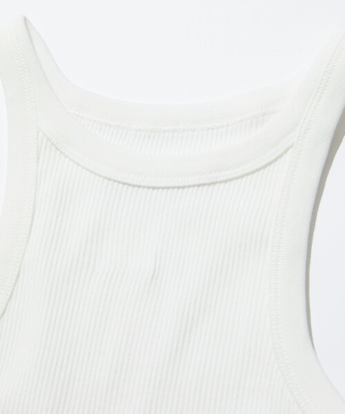 CAHLUMN（カウラム）の「CAHLUMN/カウラム American Sleeve Cropped A-SHIRT/アメリカンスリーブ クロップド タンクトップ（タンクトップ・メンズ・ホワイト・MEDIUM/SMALL）」の5枚目の写真