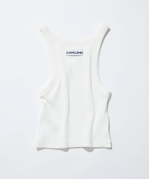 CAHLUMN（カウラム）の「CAHLUMN/カウラム American Sleeve Cropped A-SHIRT/アメリカンスリーブ クロップド タンクトップ（タンクトップ・メンズ・ホワイト・MEDIUM/SMALL）」の6枚目の写真