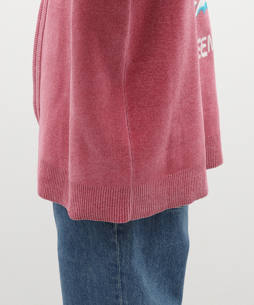 DAIRIKU（ダイリク）の「DAIRIKU Needle Punch Ska Knit Vest K-3（その他アウター・メンズ・ピンク/ブラック・MEDIUM）」の14枚目の写真