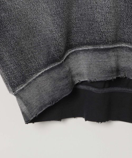 JEANASIS（ジーナシス）の「ハンドブリーチショートVプルオーバー/160536（スウェット・レディース・ブラック系その他/ブラック/パープル系その他・FREE）」の8枚目の写真