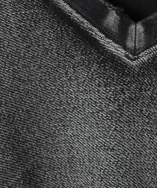 JEANASIS（ジーナシス）の「ハンドブリーチショートVプルオーバー/160536（スウェット・レディース・ブラック系その他/ブラック/パープル系その他・FREE）」の10枚目の写真