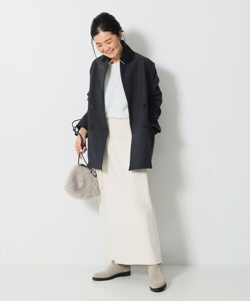 【美品】2024 デミルクスビームス 2ボタン ダブルブレスト ジャケット Demi-Luxe BEAMS（デミルクス ビームス）の「2ボタン ダブル