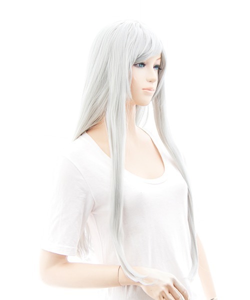 swallowtail（スワロウテイル）の「ロングストレート 77cmフルウィッグ（ウィッグ・レディース・グリーン系その他4/ブルー/パープル系その他3/オレンジ系その他/シルバー/グリーン系その他/グリーン系その他2/グリーン系その他3/ブルー系その他/ピンク系その他2/ブラック/グレー系その他/ブラウン系その他/イエロー系その他/ピンク系その他/ゴールド系/ブルー系その他3/ホワイト/ホワイト系その他/ベージュ系その他/パープル系その他/パープル系その他2/レッド/オレンジ系その他2/ピンク系その他3/イエロー系その他2・FREE）」の3枚目の写真