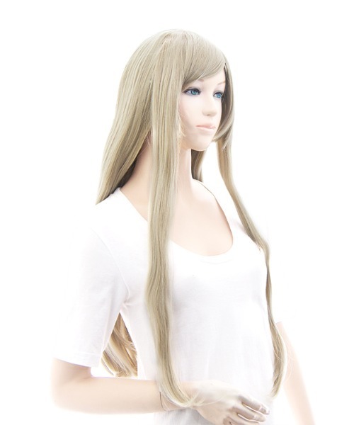 swallowtail（スワロウテイル）の「ロングストレート 77cmフルウィッグ（ウィッグ・レディース・グリーン系その他4/ブルー/パープル系その他3/オレンジ系その他/シルバー/グリーン系その他/グリーン系その他2/グリーン系その他3/ブルー系その他/ピンク系その他2/ブラック/グレー系その他/ブラウン系その他/イエロー系その他/ピンク系その他/ゴールド系/ブルー系その他3/ホワイト/ホワイト系その他/ベージュ系その他/パープル系その他/パープル系その他2/レッド/オレンジ系その他2/ピンク系その他3/イエロー系その他2・FREE）」の5枚目の写真