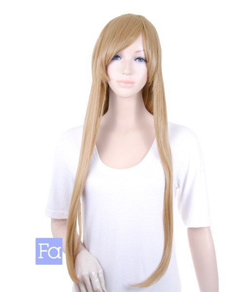 swallowtail（スワロウテイル）の「ロングストレート 77cmフルウィッグ（ウィッグ・レディース・グリーン系その他4/ブルー/パープル系その他3/オレンジ系その他/シルバー/グリーン系その他/グリーン系その他2/グリーン系その他3/ブルー系その他/ピンク系その他2/ブラック/グレー系その他/ブラウン系その他/イエロー系その他/ピンク系その他/ゴールド系/ブルー系その他3/ホワイト/ホワイト系その他/ベージュ系その他/パープル系その他/パープル系その他2/レッド/オレンジ系その他2/ピンク系その他3/イエロー系その他2・FREE）」の6枚目の写真