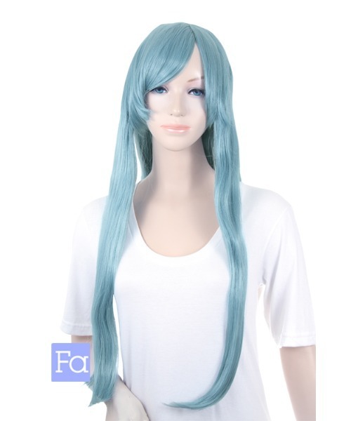 swallowtail（スワロウテイル）の「ロングストレート 77cmフルウィッグ（ウィッグ・レディース・グリーン系その他4/ブルー/パープル系その他3/オレンジ系その他/シルバー/グリーン系その他/グリーン系その他2/グリーン系その他3/ブルー系その他/ピンク系その他2/ブラック/グレー系その他/ブラウン系その他/イエロー系その他/ピンク系その他/ゴールド系/ブルー系その他3/ホワイト/ホワイト系その他/ベージュ系その他/パープル系その他/パープル系その他2/レッド/オレンジ系その他2/ピンク系その他3/イエロー系その他2・FREE）」の7枚目の写真