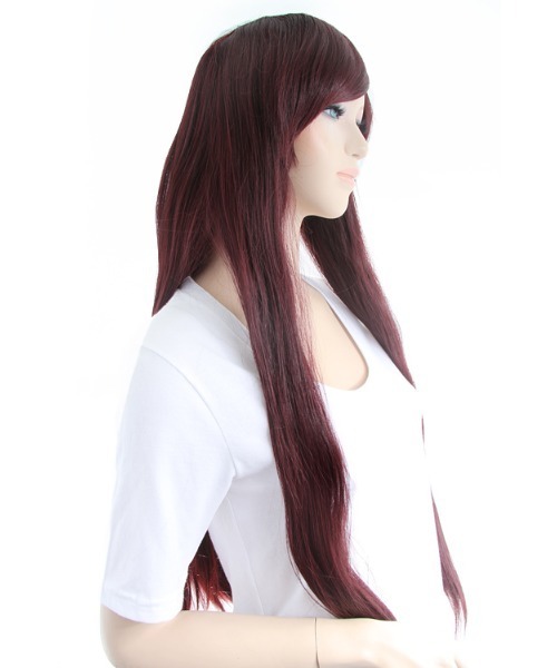 swallowtail（スワロウテイル）の「ロングストレート 77cmフルウィッグ（ウィッグ・レディース・グリーン系その他4/ブルー/パープル系その他3/オレンジ系その他/シルバー/グリーン系その他/グリーン系その他2/グリーン系その他3/ブルー系その他/ピンク系その他2/ブラック/グレー系その他/ブラウン系その他/イエロー系その他/ピンク系その他/ゴールド系/ブルー系その他3/ホワイト/ホワイト系その他/ベージュ系その他/パープル系その他/パープル系その他2/レッド/オレンジ系その他2/ピンク系その他3/イエロー系その他2・FREE）」の14枚目の写真