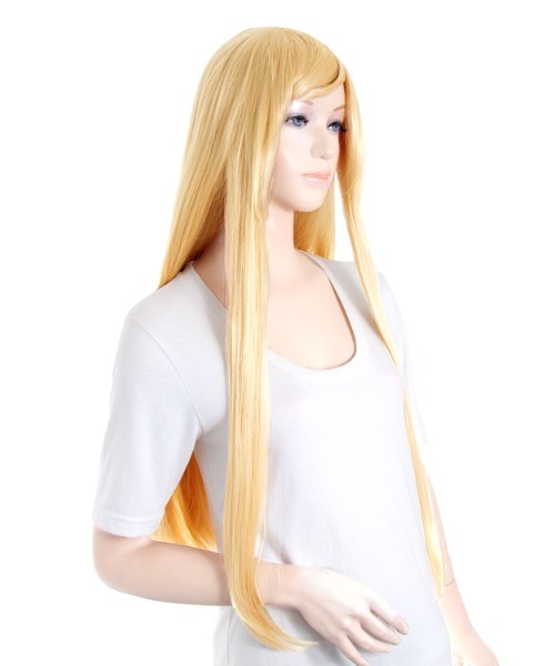 swallowtail（スワロウテイル）の「ロングストレート 77cmフルウィッグ（ウィッグ・レディース・グリーン系その他4/ブルー/パープル系その他3/オレンジ系その他/シルバー/グリーン系その他/グリーン系その他2/グリーン系その他3/ブルー系その他/ピンク系その他2/ブラック/グレー系その他/ブラウン系その他/イエロー系その他/ピンク系その他/ゴールド系/ブルー系その他3/ホワイト/ホワイト系その他/ベージュ系その他/パープル系その他/パープル系その他2/レッド/オレンジ系その他2/ピンク系その他3/イエロー系その他2・FREE）」の17枚目の写真