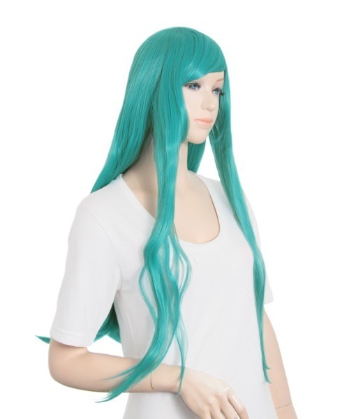 swallowtail（スワロウテイル）の「ロングストレート 77cmフルウィッグ（ウィッグ・レディース・グリーン系その他4/ブルー/パープル系その他3/オレンジ系その他/シルバー/グリーン系その他/グリーン系その他2/グリーン系その他3/ブルー系その他/ピンク系その他2/ブラック/グレー系その他/ブラウン系その他/イエロー系その他/ピンク系その他/ゴールド系/ブルー系その他3/ホワイト/ホワイト系その他/ベージュ系その他/パープル系その他/パープル系その他2/レッド/オレンジ系その他2/ピンク系その他3/イエロー系その他2・FREE）」の8枚目の写真