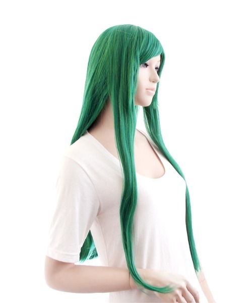 swallowtail（スワロウテイル）の「ロングストレート 77cmフルウィッグ（ウィッグ・レディース・グリーン系その他4/ブルー/パープル系その他3/オレンジ系その他/シルバー/グリーン系その他/グリーン系その他2/グリーン系その他3/ブルー系その他/ピンク系その他2/ブラック/グレー系その他/ブラウン系その他/イエロー系その他/ピンク系その他/ゴールド系/ブルー系その他3/ホワイト/ホワイト系その他/ベージュ系その他/パープル系その他/パープル系その他2/レッド/オレンジ系その他2/ピンク系その他3/イエロー系その他2・FREE）」の9枚目の写真