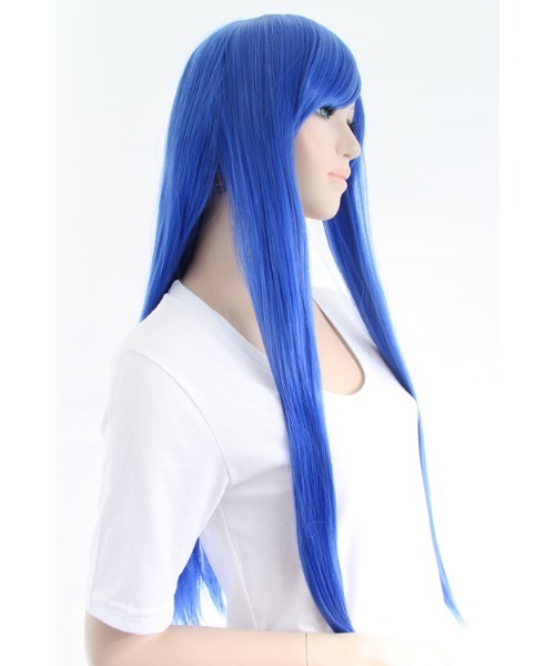 swallowtail（スワロウテイル）の「ロングストレート 77cmフルウィッグ（ウィッグ・レディース・グリーン系その他4/ブルー/パープル系その他3/オレンジ系その他/シルバー/グリーン系その他/グリーン系その他2/グリーン系その他3/ブルー系その他/ピンク系その他2/ブラック/グレー系その他/ブラウン系その他/イエロー系その他/ピンク系その他/ゴールド系/ブルー系その他3/ホワイト/ホワイト系その他/ベージュ系その他/パープル系その他/パープル系その他2/レッド/オレンジ系その他2/ピンク系その他3/イエロー系その他2・FREE）」の13枚目の写真