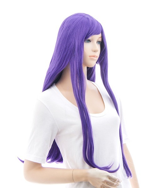 swallowtail（スワロウテイル）の「ロングストレート 77cmフルウィッグ（ウィッグ・レディース・グリーン系その他4/ブルー/パープル系その他3/オレンジ系その他/シルバー/グリーン系その他/グリーン系その他2/グリーン系その他3/ブルー系その他/ピンク系その他2/ブラック/グレー系その他/ブラウン系その他/イエロー系その他/ピンク系その他/ゴールド系/ブルー系その他3/ホワイト/ホワイト系その他/ベージュ系その他/パープル系その他/パープル系その他2/レッド/オレンジ系その他2/ピンク系その他3/イエロー系その他2・FREE）」の16枚目の写真