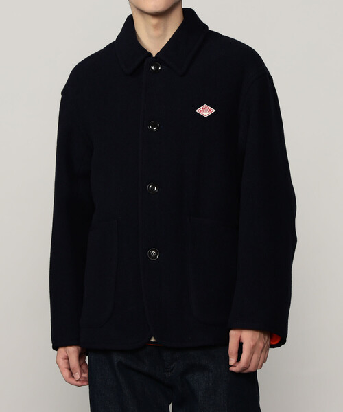 Danton ウール パイル ジャケット アウター DANTON｜Vネックジャケット アウター ウールパイル 軽量 DT